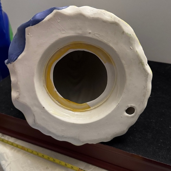 Vintage Debco Brand 10.5” Angel with Harp Ceramic Figurine - Picture 6 of 6